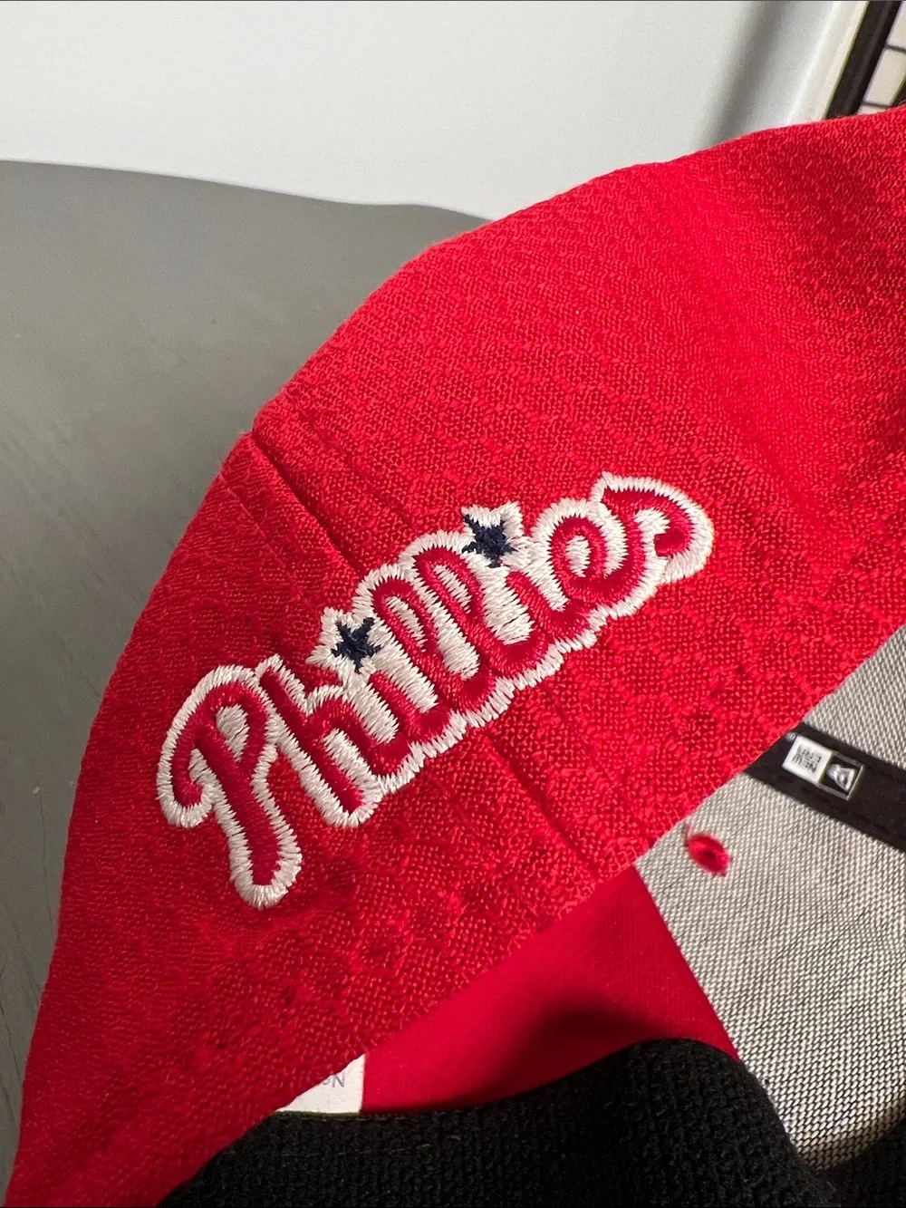 Phillies Kids Baseball Cap with White 'P' Logo